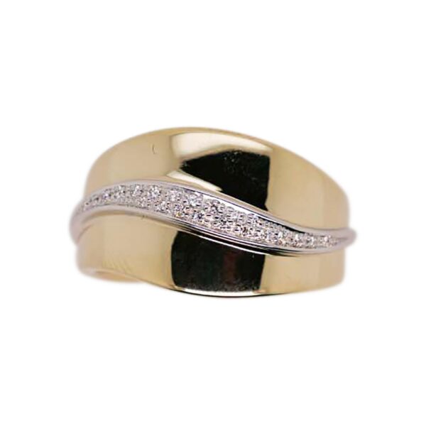 9ct Gold Diamond Dress Ring