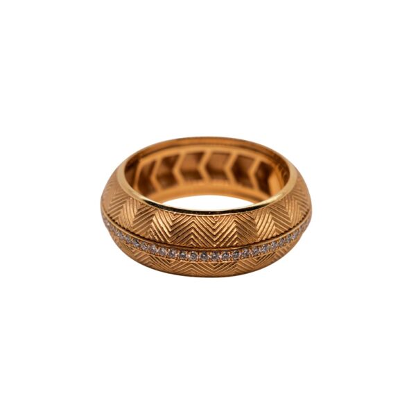 18ct Gold Diamond Spinning Dress Ring