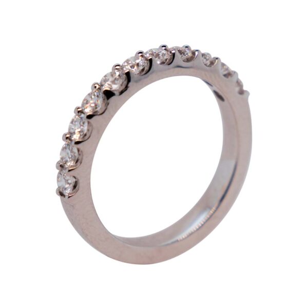 18ct White Gold Diamond Wedding Ring