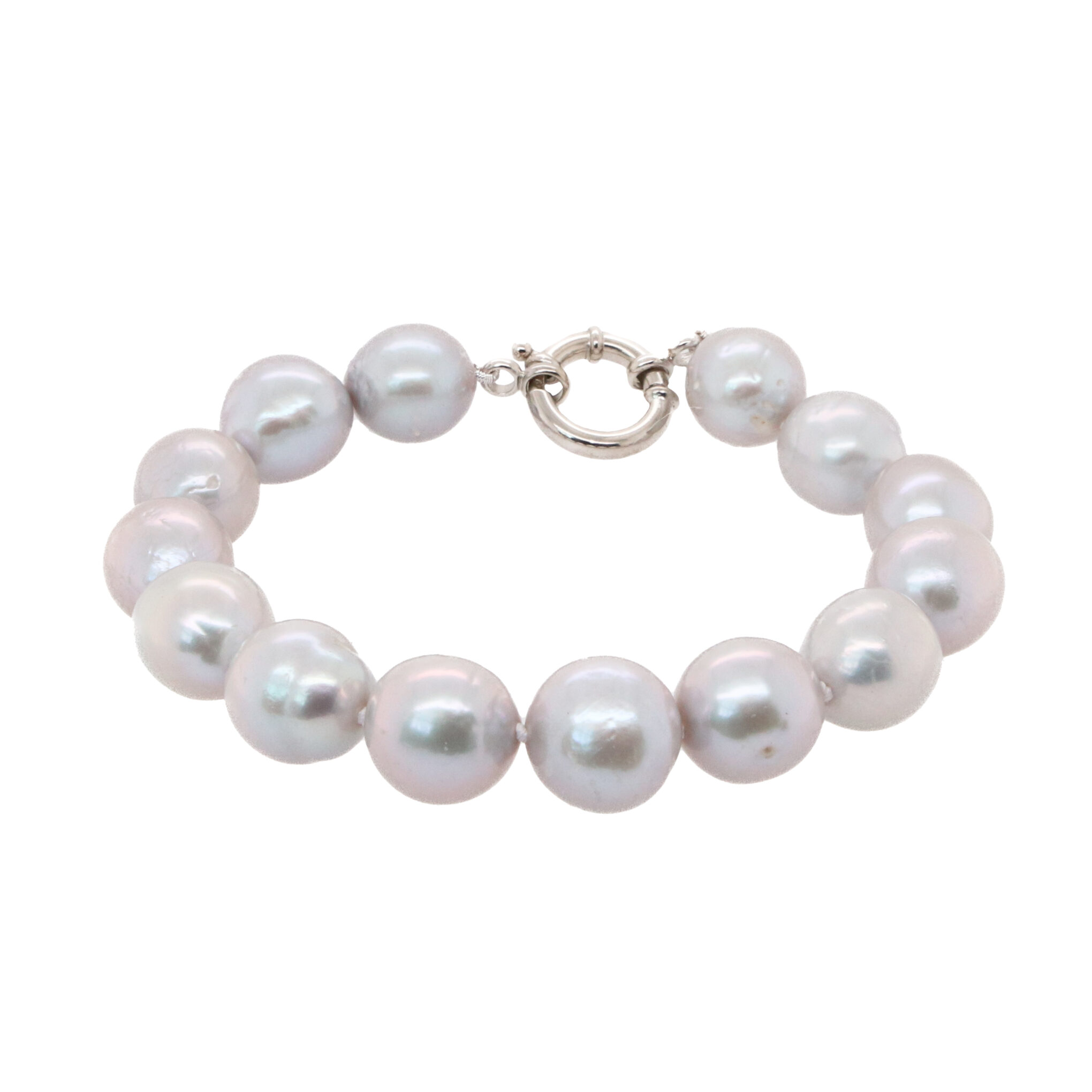 Grey Baroque Freshwater Pearl Bracelet
