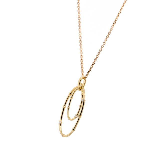 9ct Gold Diamond Set Pendant