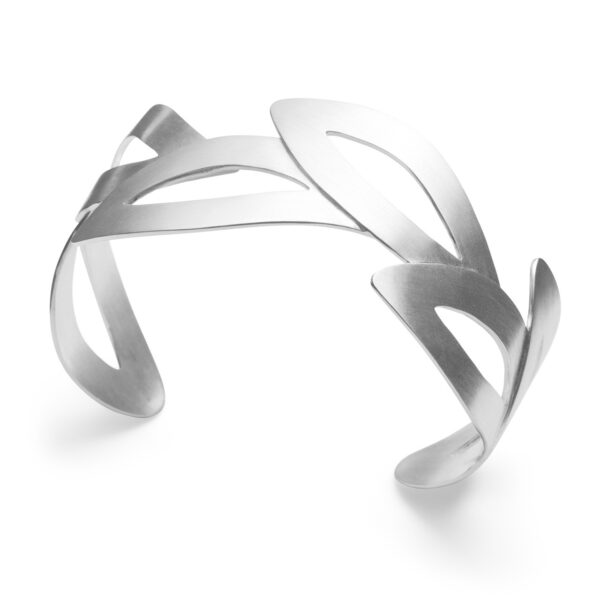Sterling Silver Satin Matte Cuff