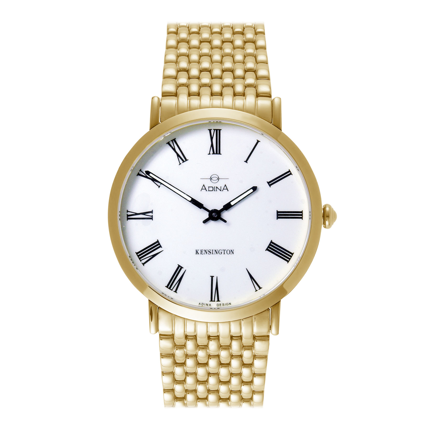 Adina Kensington Gold-Tone Dress Watch