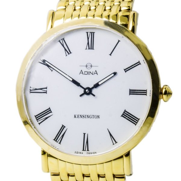 Adina Kensington Gold-Tone Dress Watch