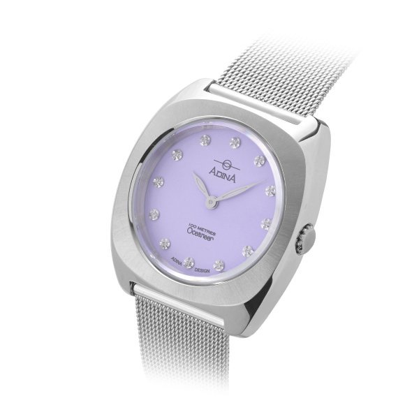Adina Oceaneer Lilac Dial Sports Dress Watch