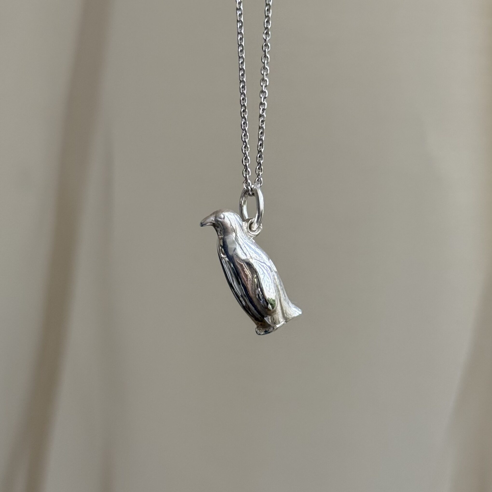 Sterling Silver Penguin Pendant