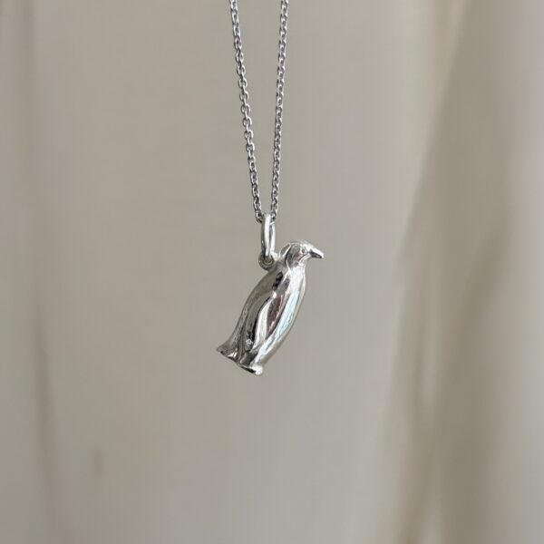 Sterling Silver Penguin Pendant