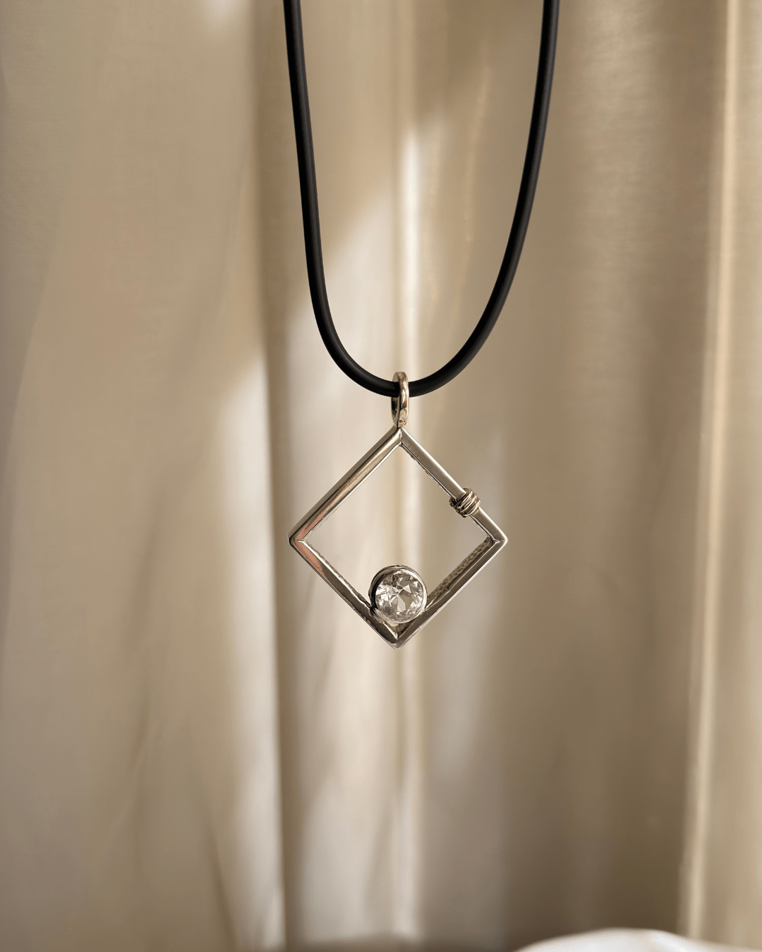 Sterling Silver & 9ct Yellow Gold Killiecrankie Topaz Pendant
