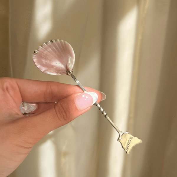 Sterling Silver Handmade Tassie Shell Spoon