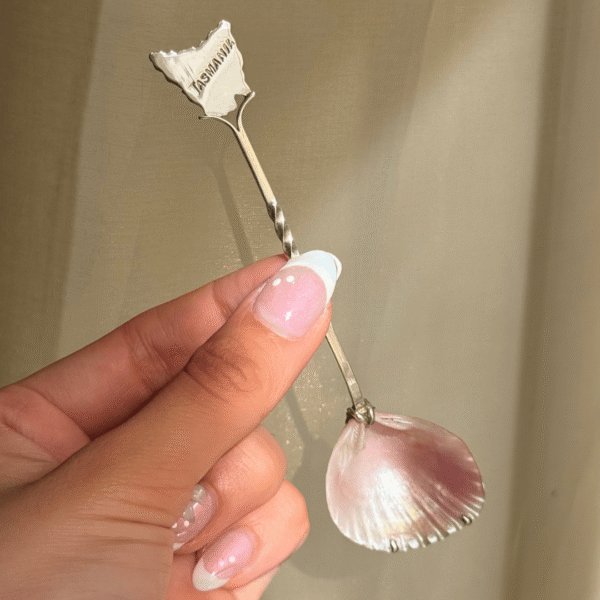 Sterling Silver Handmade Tassie Shell Spoon