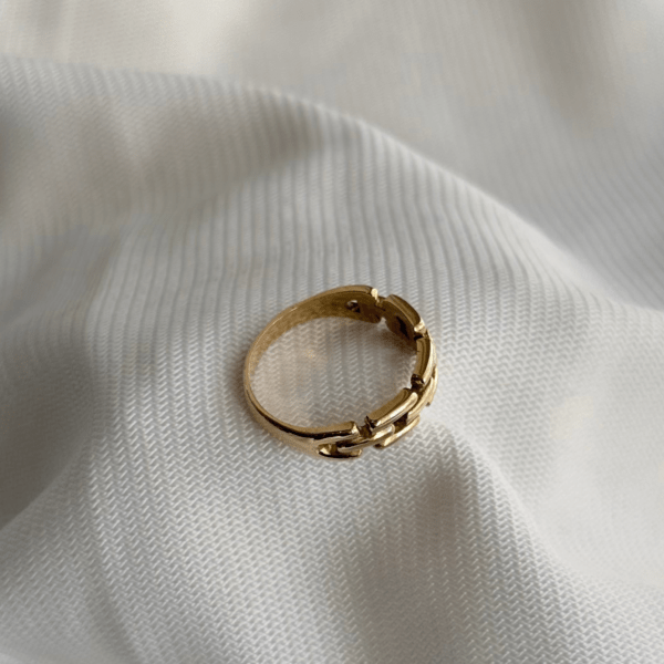 9ct Gold Link Style Ring
