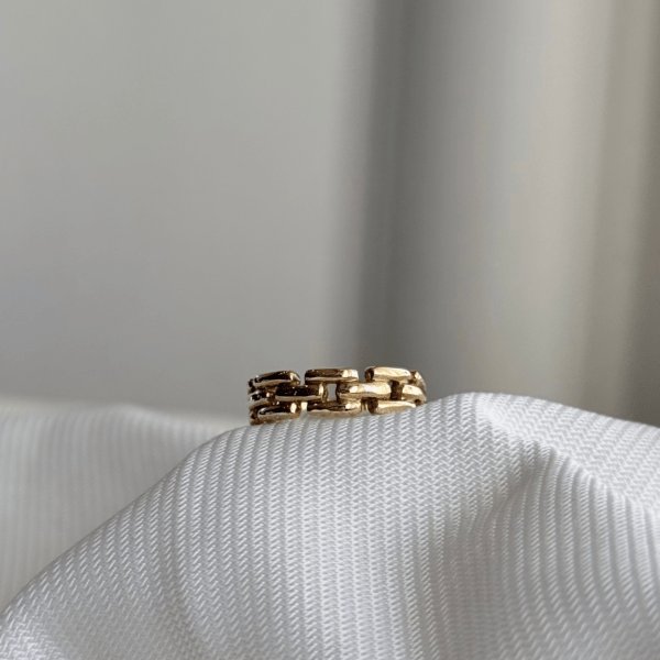 9ct Gold Link Style Ring