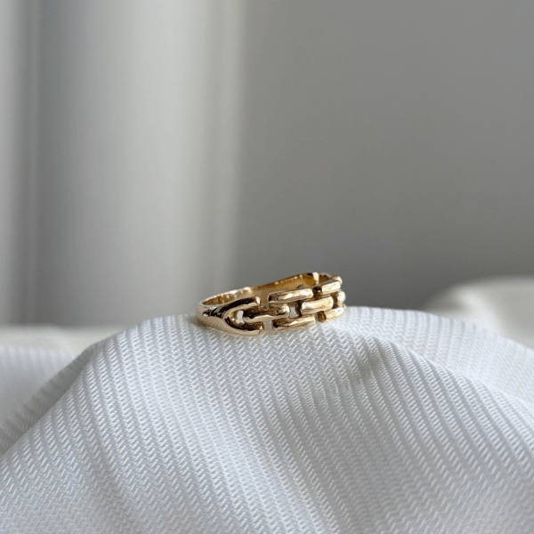 9ct Gold Link Style Ring