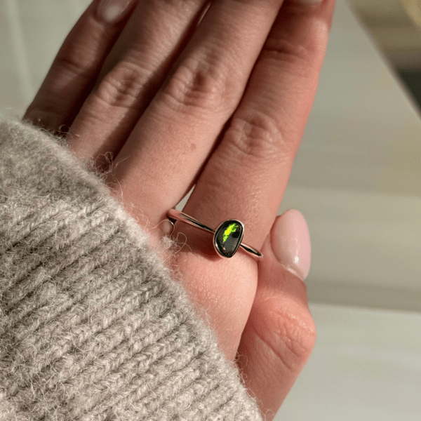 14ct Gold 0.69ct Boulder Opal Ring