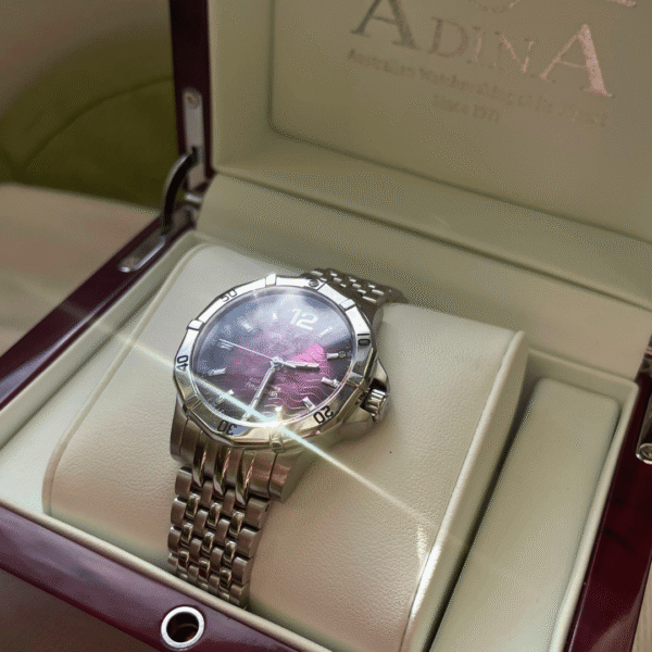 Adina Amphibian Purple MOP Dive Watch
