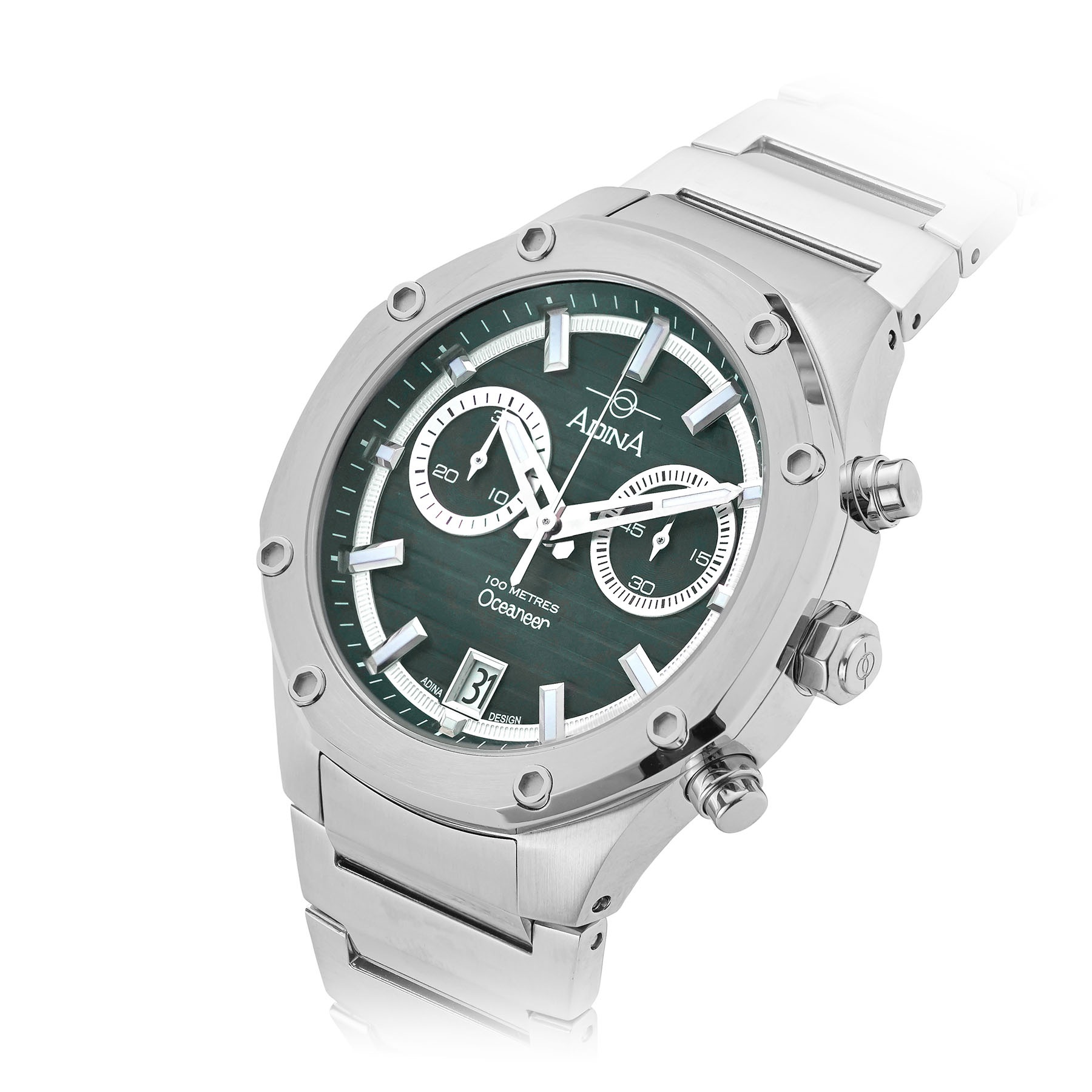 Adina Oceaneer Chronograph Green Watch