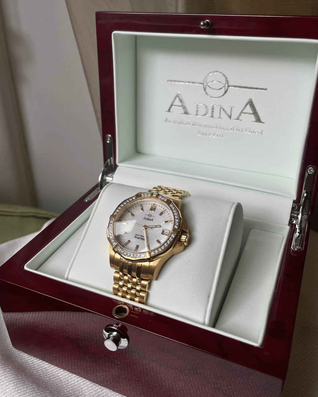 Adina Diamond Set Amphibian Dive Watch