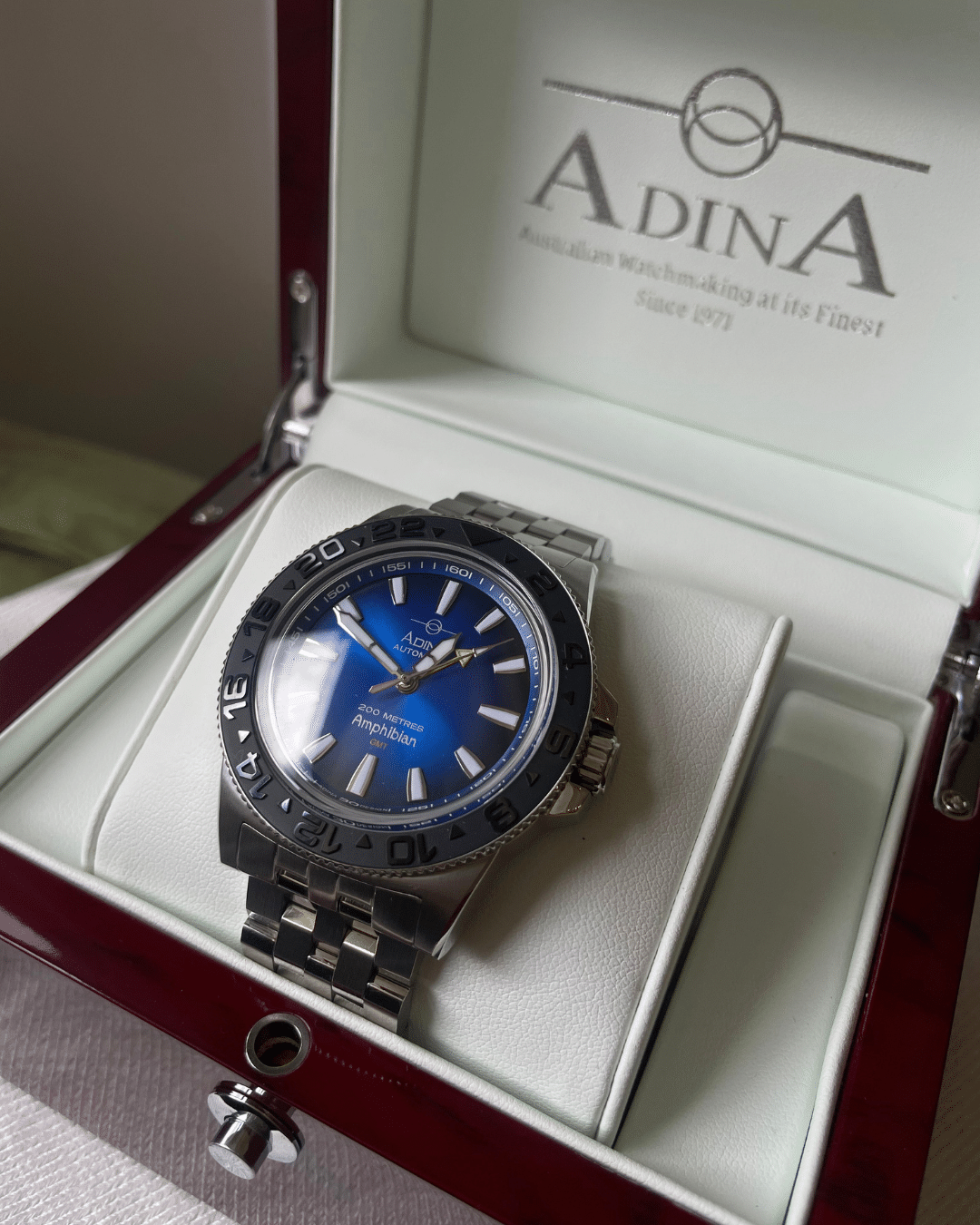 Amphibian Automatic GMT Dive Watch