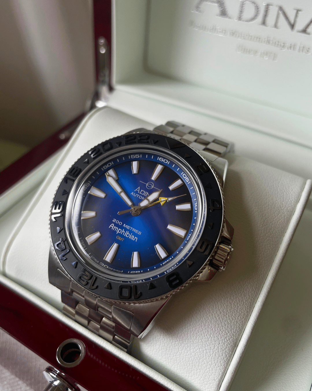 Amphibian Automatic GMT Dive Watch