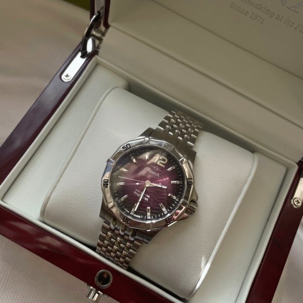 Adina Amphibian Purple MOP Dive Watch